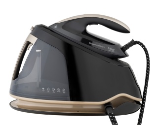 [RESIGILAT] Statie de calcat cu boiler de inalta presiune Fakir Elegance DBS8010, 8 bari, 3000 W, capacitate rezervor 1.5 l, jet abur max 300 g/min, Afisaj LED, tehnologie Dual Base, Antipicurare, Anticalc, Talpa ceramica, Negru - Img 3