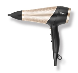 Uscător de păr Fakir Ion Gold, Motor DC 2200W, Ionizare, 3 trepte temperatură, 2 viteze, Jet aer rece, Difuzor volum si concentrator, Negru/Auriu - Img 2