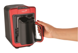 Aparat cafea turceasca Fakir Kaave Trio Cafea&Lapte, Luminasense Technology, 735W, Capacitate 280ml (1-4 cesti), Control digital, Avertizare sonora, Rosu - Img 8