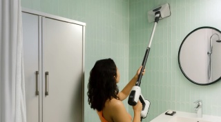 Aparat de curatat cu abur Fakir Multy Clean 1500 W, 2-in-1, 16 accesorii, 380ml, 25 min, Alb - Img 9