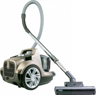 Aspirator fără sac Fakir Veyron Turbo Öko, 850W, 2.5 l, Filtru EPA, Rază de acțiune 8 m, Perie Turbo, Accesorii incluse, Bej