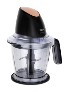 Fakir tocator chopper Storchop, 700W, 1,25L, Lame inox duble, Cupru - Img 2