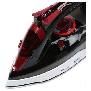 Fier de calcat Fakir SkyGo, 2800W, Talpa ceramica, Abur continuu 45 g/min, Jet de abur 170 g, Capacitate rezervor 350ml, Oprire automata, Sistem anti picurare, Curatare automata, Rosu - Img 4