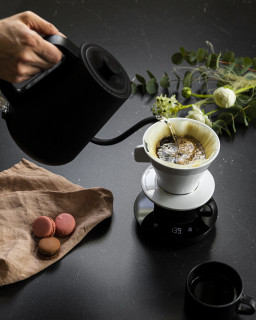 Fierbator electric Wilfa WSPOK-1000B Pour-over 1000W, 0.8 L, BPA free, otel inox, Negru - Img 8