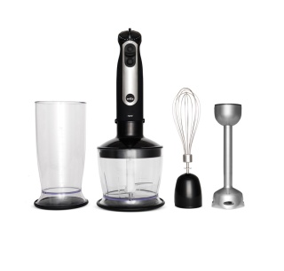 Mixer vertical Wilfa Essential SM-1FP, 700W, Viteza variabila, Tocator, Tel, Cana de mixat, Negru/inox - Img 2