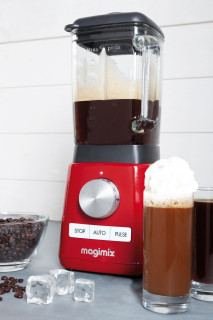 Power Blender 4 MAGIMIX, 1300 W, 22,000 rpm, vas din sticlă 1,8 L, 3 ani garanție, roșu - Img 5