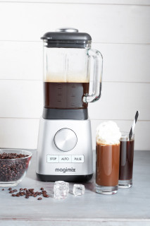 Power Blender 4 MAGIMIX, 1300 W, 22,000 rpm, vas din sticlă 1,8 L, 3 ani garanție, crom mat - Img 5