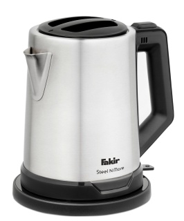 Set fierbator apa si ceainic electric Fakir Steel N More, 1.8L si 1L, 1800w, Protectie supraincalzire si mentinere la cald, Inox - Img 5