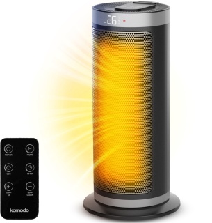 Aeroterma ceramica Komodo Cozi+ 2000 W, 20 m2, Timer, Oscilatie 90°, negru - Img 9