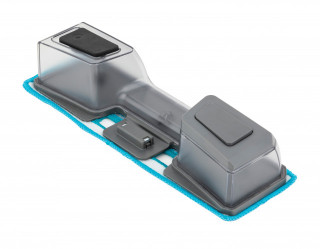 Aspirator vertical si mop Fakir Bolt X Plus Aqua 8472, 550W, 28,8 V, HEPA13 (filtrare 99.9%), autonomie max 1h, 4 trepte de filtrare, Tub flexibil, Ecran LED touch, Recipient praf 600ml, Acumulator detasabil, Perie cu LED, Negru - Img 5