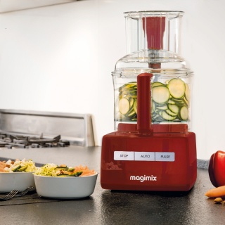 Robot multifunctional Magimix CS5200XL Premium, 1100W, Motor profesional cu 30 ani garantie, 3 boluri (3.6L/2.6L/1.2L), Viteza automata, Fabr. in Franta, Rosu, PRODUS RESIGILAT - Img 8