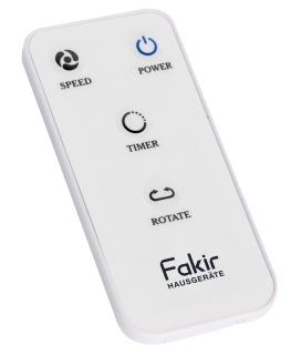 Ventilator turn Fakir TVL 90 BS, 3+1 viteze, 90W, Telecomandă, Termometru, Display digital, Timer, Gri/Negru - Img 3
