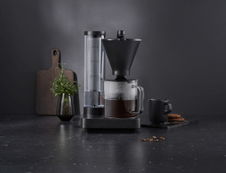Cafetiera Wilfa Performance Compact CM8B-A100, Temperatura constanta 94°C, 1000W, 1 L, 8 cesti, Mentinere cald 40 min, Dimensiuni compacte, Negru - Img 7