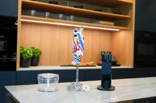 Mixer Bamix DeLuxe Design Edition 200W, Motor profesional, Rasnita, Stand DeLuxe, 3 lame, Modern art - Img 2