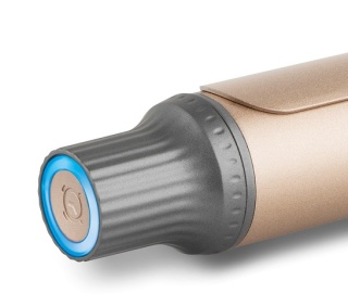 Ondulator păr Fakir Glow Keratin, Plăci ceramice cu Keratină și Ulei de nucă de cocos, 10 setări temp. (120°C - 210°C), 260W, Smart Timer, Ecran LCD, Oprire automată, Cablu rotativ 360°, 2.5m, Roz metalizat - Img 4