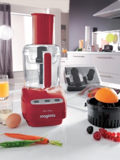 Robot multifunctional MAGIMIX Le Mini Plus, 400W, Motor profesional cu 30 ani garantie, 2 boluri (1.7L/0.5L), Viteza automata, Fabr. in Franta - PRODUS RESIGILAT - Img 9