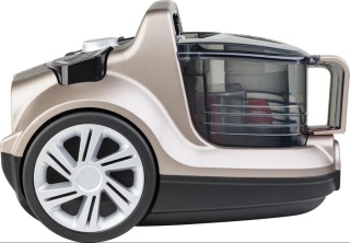 Aspirator fără sac Fakir Veyron Turbo Öko, 850W, 2.5 l, Filtru EPA, Rază de acțiune 8 m, Perie Turbo, Accesorii incluse, Bej - Img 2