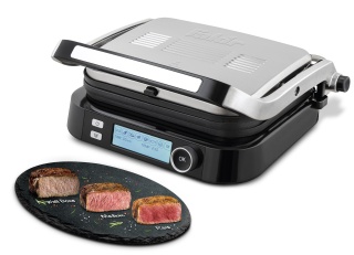 Gratar electric Fakir Grill Expert Smart, 2100W, 7 programe, Indicator gatire, Senzor automat, Deschidere 180°, 3 nivele de gatire carne, Placi detasabile, Argintiu - Img 7