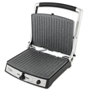 Gratar electric Fakir N Joy, 2000 W, Placi detasabile antiaderente, Deschidere 180°, Termostat Reglabil, Roz - Img 3