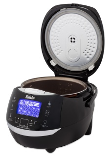 Multicooker Fakir Guvech, 20 de programe incl. Abur si Sous-vide, 1000W, 5 L, Timer 24 h, Afisaj LCD si control Touch, Negru - Img 2