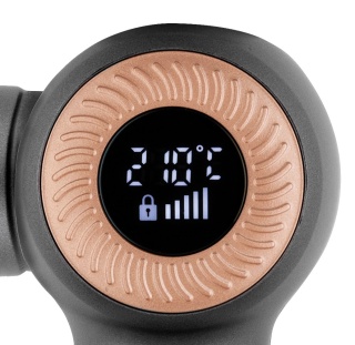 Ondulator de păr Fakir Ion Fusion, Capăt pliabil, Ceramică cu ulei de Argan, Ionizare, 10 setări temp. (120°C-210°C), Afisaj LCD, Blocare temperatură, Oprire automată, Husă și mănușă incluse, Antracit - Img 2