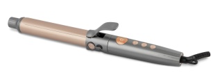 Ondulator păr Fakir Glow Keratin, Plăci ceramice cu Keratină și Ulei de nucă de cocos, 10 setări temp. (120°C - 210°C), 260W, Smart Timer, Ecran LCD, Oprire automată, Cablu rotativ 360°, 2.5m, Roz metalizat - Img 5