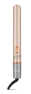Placă de îndreptat părul Fakir Glow Keratin, 44W, Plăci 3D ceramice mobile cu Keratină și Ulei de nucă de cocos, Ionizare, 12 setări temp. (120°C-230°C), Afișaj digital LED, Încălzire rapidă în 40 secunde, Oprire automată, Cablu 360°, 2.5m, Roz metalizat - Img 5