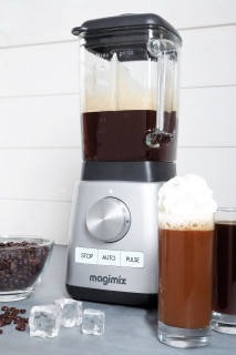 Power Blender 4 MAGIMIX, 1300 W, 22,000 rpm, vas din sticlă 1,8 L, 3 ani garanție, crom mat - Img 7