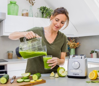 Power Blender 5 XL Magimix, 1500 W, 22,000 rpm, vas din sticlă 2 L, 3 ani garanție, crom mat - Img 3