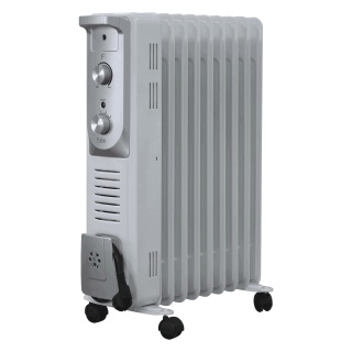 Radiator cu ulei Fakir Trend OR-09, 2000 W, 9 elementi, 3 trepte incalzire, termostat reglabil, protectie la supraincalzire si rasturnare, roti transport, silentios