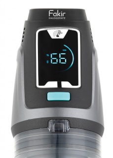 [RESIGILAT] Aspirator vertical si mop Fakir Bolt X Plus Aqua 8472, 550W, 28,8 V, HEPA13 (filtrare 99.9%), autonomie max 1h, 4 trepte de filtrare, Tub flexibil, Ecran LED touch, Recipient praf 600ml, Acumulator detasabil, Perie cu LED - Img 7