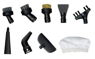 [RESIGILATE] Aparat de curatat cu aburi 2 in 1 Fakir Duo Steam, 1400W, rezervor 380ml, 15-32 ml/min, 9 accesorii incluse, Incalzire in 15 sec, Alb - Img 4