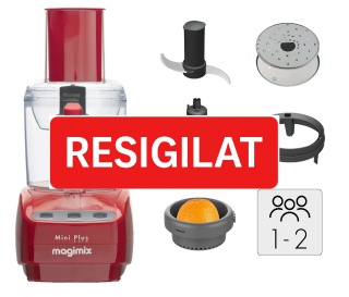 Robot multifunctional MAGIMIX Le Mini Plus, 400W, Motor profesional cu 30 ani garantie, 2 boluri (1.7L/0.5L), Viteza automata, Fabr. in Franta - PRODUS RESIGILAT - Img 1