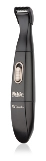 Trimmer pentru nas/urechi/sprancene/perciuni Fakir 3 Touch, baterie, lavabil, lame inox, Negru - Img 2
