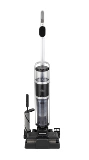 Aspirator cu spalare Fakir WD7 Pure Clean (Mop+Aspirator), 300W, Acumulatori 28.8V Li-Ion, 40 min autonomie, HEPA H10, Afisaj LCD, Perie electrica/mop, Auto-curatare, Alb - Img 3