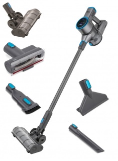 Aspirator vertical 2in1 Fakir INOVATOR X Plus 7286, Perie Turbo par animale, 25,9 V, 350W, 44 min autonomie, Putere automata, Ecran LED touch, HEPA, Iluminare LED perie, 500 ml, PRODUS RESIGILAT - Img 3