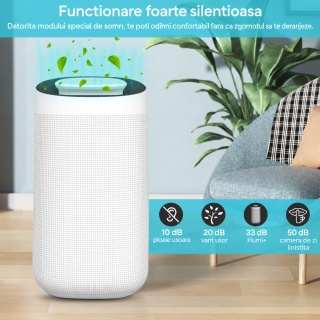 Dezumidificator Komodo Humi+ 16 L/zi, 30 m2, 3,2 L, Timer, alb - Img 4