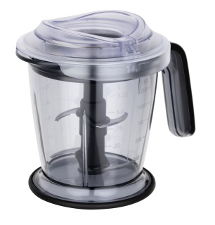 Fakir tocator chopper Storchop, 700W, 1,25L, Lame inox duble, Cupru - Img 6