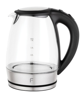 Fierbator electric Fakir Picardi, 1.8L, 2200w, Oprire automata, Iluminare LED, Sticla/Inox - Img 2