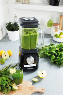 Power Blender 4 MAGIMIX, 1300 W, 22,000 rpm, vas din sticlă 1,8 L, 3 ani garanție, negru - Img 5