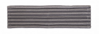 Rezerva pentru mop plat, Curatare puternica, Microfibra, 70% poliester/30% poliamida, Gri