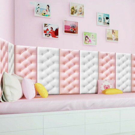 Panou decorativ pentru perete sau mobilier, 60 x 30 cm, culoare Roz