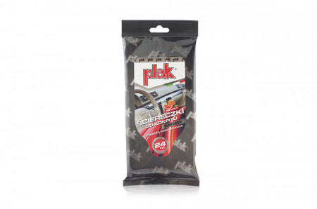 Servetele umede PLAK pentru curatarea bordului 24 buc Grapefruit