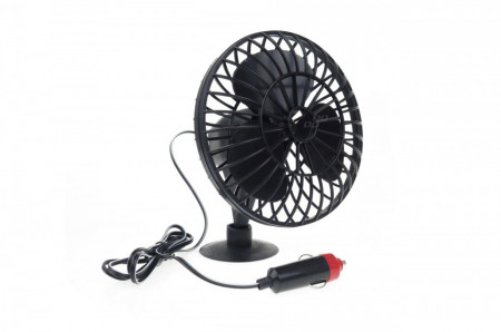 Ventilator auto cu ventuza, 12V, alimentare la bricheta masinii