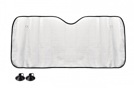 Parasolar parbriz argintiu din spuma EPE 150x80 cm