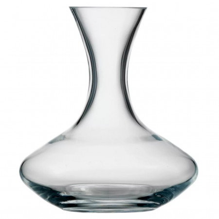 Carafa din sticla clara, Decanter cu volum de 750 ml pentru aerarea vinului rosu