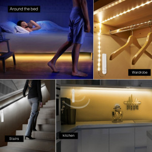 Banda LED cu senzor de miscare pentru Iluminare Mobilier, lungime 2m - Img 3