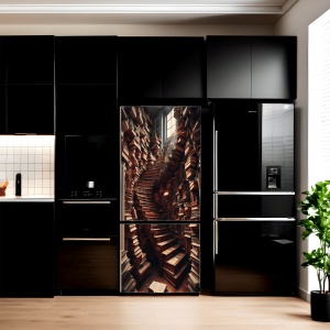 Folie imprimata color pentru decor Frigider, dimensiune 200 x 90cm, model: AVX-FR10 - Img 1