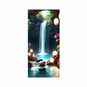 Folie imprimata color pentru decor Frigider, dimensiune 200 x 90cm, model: AVX-FR31 - Img 2