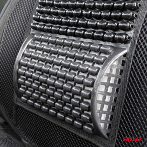 Husa scaun auto cu bile de masaj, suport lombar si tetiera, dimensiuni 125 x 52 cm, culoare Neagra - Img 4
